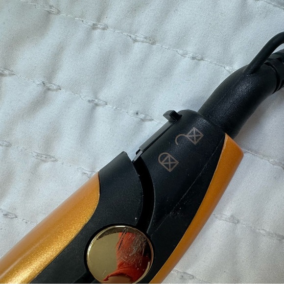 Lunata Vibrant Orange Hair Straightener On and Off Switch - Picture 6 of 12